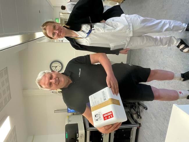 Yngve på Riksen med Wilhjem Tom