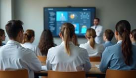 Helsepersonell på kurs