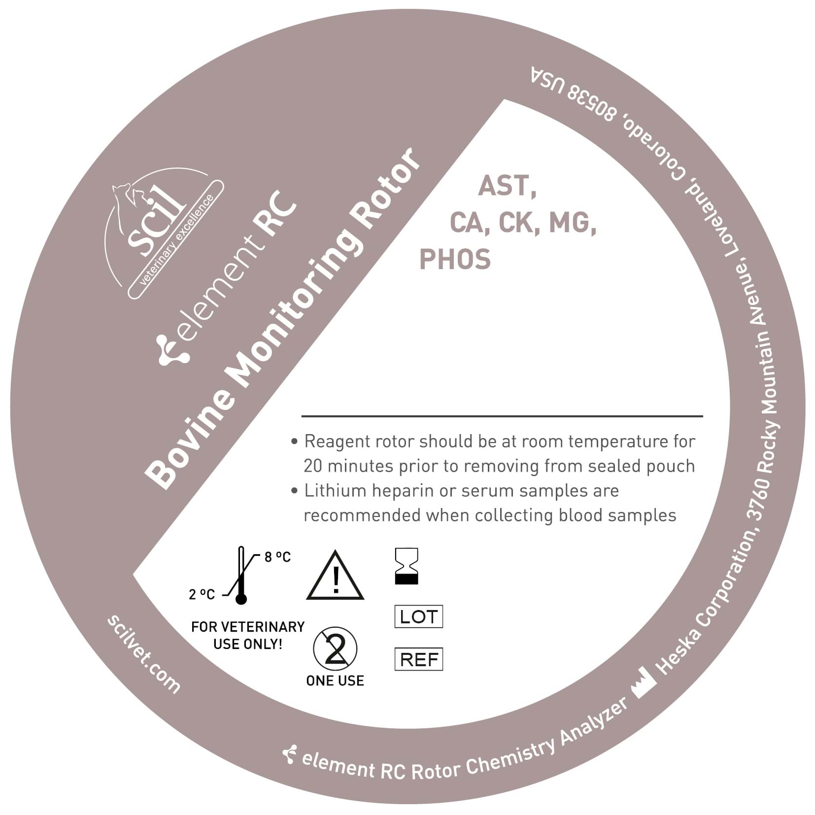 Element RC Rotor Bovine Monitoring
