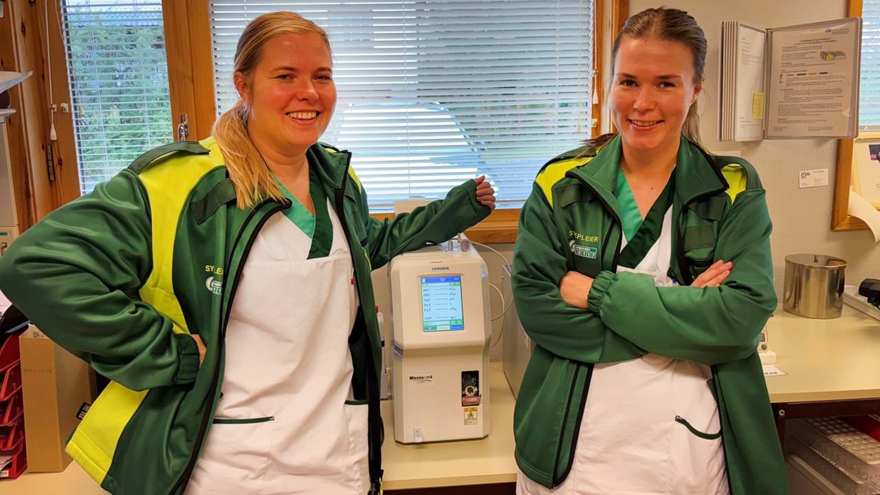 Ansatte på Engerdal Helsesenter med Microsemi CRP LC-767G